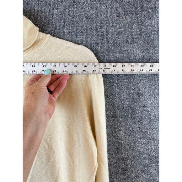 United Colors of Benetton Sweater Women’s 46 US 16 Yoke color turtleneck Italy - Picture 11 of 16